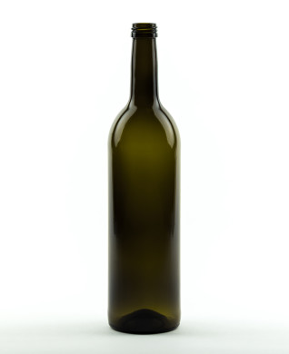 750 ml Bordeaux Bottle 307 mm 28 MCA 7.5 R olive green