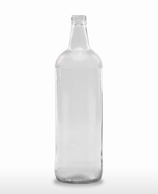 1000 ml Kurzhalsflasche teilgranuliert PP 28 S weiß