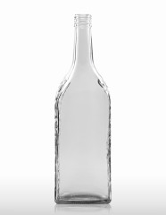 1000 ml Kirschwasserflasche mit Rauten-Relief PP 31,5 deep weiß