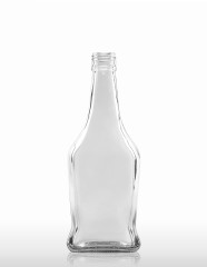 500 ml taillierte Kirschwasserflasche PP 31,5 deep weiß