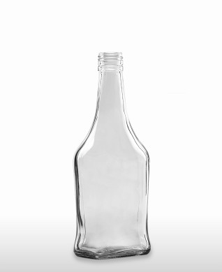 500 ml taillierte Kirschwasserflasche PP 31,5 deep weiß