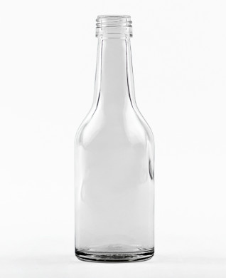 100 ml Straight Neck Bottle PP 22 S flint