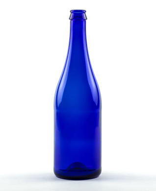 750 ml Champagne Bottle Sekt KK blue