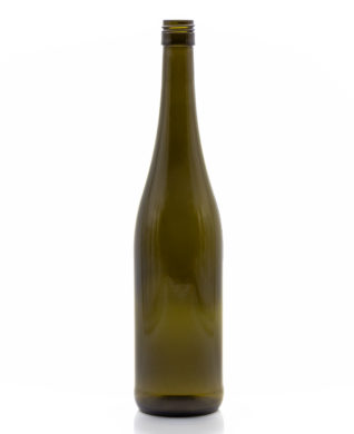 750ml light Rhine Wine Bottle 327mm BVS olive green